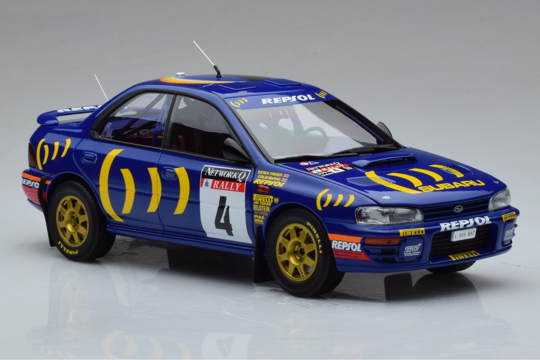 Subaru Impreza #4 C. McRae / D. Ringer Winner RAC Rally 1994 Kyosho 1:18 08962A Diecast — photo 5 of 9