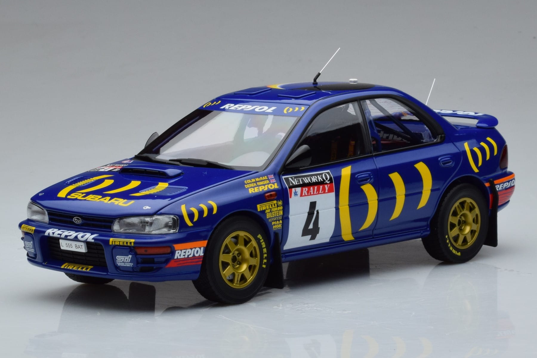 Subaru Impreza #4 C. McRae / D. Ringer Winner RAC Rally 1994 Kyosho 1:18 08962A Diecast