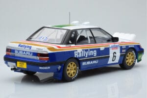Subaru Legacy RS Night Version #6 M. Alen / I. Kivimaki RAC Rally 1991 IXO 1:18 18RMC080A Diecast — photo 2 of 6