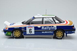 Subaru Legacy RS Night Version #6 M. Alen / I. Kivimaki RAC Rally 1991 IXO 1:18 18RMC080A Diecast — photo 3 of 6