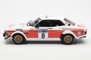 Toyota Celica 2000 GT RA21 #8 H. Mikkola / A. Hertz Lombard RAC Rally 1977 Otto 1:18 OT1044 Resin — photo 3 of 6