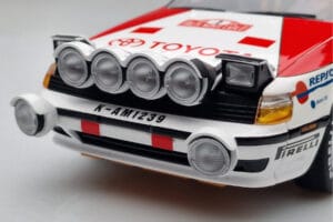Toyota Celica GT-Four ST165 #2 C. Sainz / L. Moya Winner Rally Monte Carlo 1991 Kyosho 1:18 08961B Diecast — photo 7 of 12