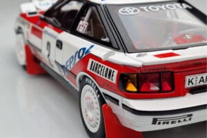Toyota Celica GT-Four ST165 #2 C. Sainz / L. Moya Winner Rally Monte Carlo 1991 Kyosho 1:18 08961B Diecast — photo 9 of 12