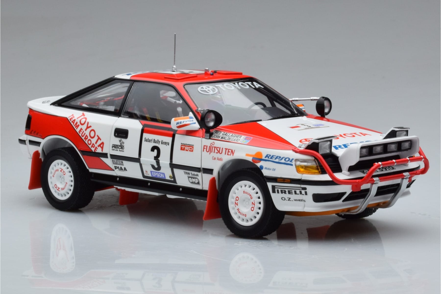 Toyota Celica GT-Four ST165 #3 B. Waldegard / F. Gallagher Winner Safari Rally 1990 Kyosho 1:18 08961A Diecast — photo 5 of 12
