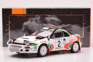 Toyota Celica Turbo 4WD ST185 #2 M. Alén / I. Kivimäki Safari Rally 1993 IXO 1:18 18RMC150B Diecast — photo 6 of 6