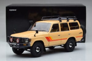 Toyota Land Cruiser 60 Beige With Optional Parts Kyosho 1:18 08956XBE Diecast — photo 12 of 12