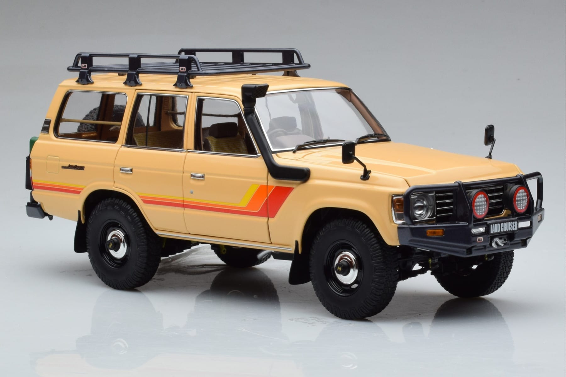 Toyota Land Cruiser 60 Beige With Optional Parts Kyosho 1:18 08956XBE Diecast — photo 5 of 12
