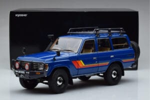 Toyota Land Cruiser 60 Blue With Optional Parts Kyosho 1:18 08956XBL Diecast — photo 11 of 11