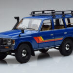 Toyota Land Cruiser 60 Blue With Optional Parts Kyosho 1:18