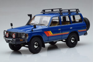 Toyota Land Cruiser 60 Blue With Optional Parts Kyosho 1:18