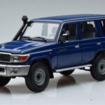 Toyota Land Cruiser J76 Blue Almost Real 1:18