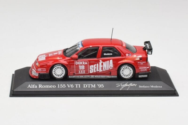 Alfa Romeo 155 V6 TI #18 Euroteam Modena DTM 1995 Minichamps 1:43 430950318 Diecast