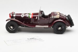 Alfa Romeo 1750 GS Spider #84 T. Nuvolari / B. Guidotti Mille Miglia Winner 1930 CMC 1:18 M-141 Diecast — photo 3 of 6