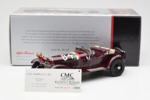 Alfa Romeo 1750 GS Spider #84 T. Nuvolari / B. Guidotti Mille Miglia Winner 1930 CMC 1:18 M-141 Diecast — photo 6 of 6