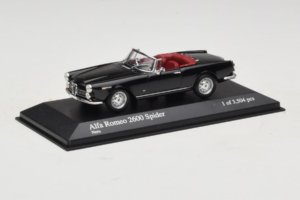 Alfa Romeo 2600 Spider Black Minichamps 1:43 400120630 Diecast — photo 2 of 4