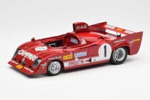 Alfa Romeo 33TT 12 #1 A. Merzario / J. Laffite 1000km Nurburgring Winner 1975 AUTOart 1:18 87505 Diecast