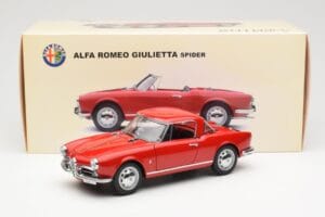 Alfa Romeo Giulietta 1300 Spider Red AUTOart 1:18 70157 Diecast — photo 8 of 8