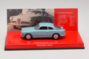 Alfa Romeo Giulietta Sprint Light Blue Minichamps 1:43 403120403 Diecast