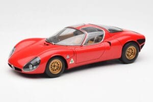 Alfa Romeo 33 Stradale Red AUTOart 1:18 70191 Diecast