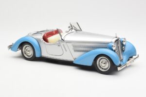 Audi 225 Front Roadster Blue Silver CMC 1:18 M-075B Diecast — photo 4 of 6