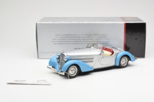 Audi 225 Front Roadster Blue Silver CMC 1:18 M-075B Diecast — photo 6 of 6