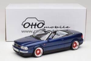 Audi 80 B4 Cabriolet Ming Blue Metallic Custom Wheels Otto 1:18 OT806-C Resin — photo 6 of 6