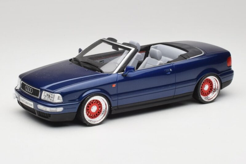 Audi 80 B4 Cabriolet Ming Blue Metallic Custom Wheels Otto 1:18 OT806-C Resin