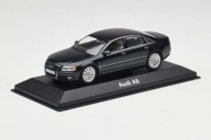 Audi A8 D3 Mauritius Blue Metallic Minichamps 1:43 5010508123 Diecast — photo 2 of 4