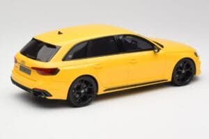 Audi RS4 B9 Avant 25th Anniversary Vegas Yellow GT Spirit 1:18 GT935 Resin — photo 2 of 6