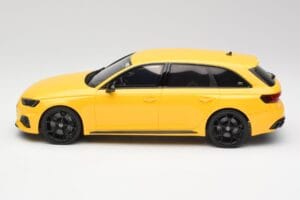 Audi RS4 B9 Avant 25th Anniversary Vegas Yellow GT Spirit 1:18 GT935 Resin — photo 3 of 6