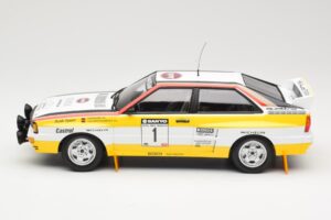 Audi Quattro A2 Audi Sport #1 W. Röhrl / C. Geistdörfer DNF Sanyo Rally of New Zealand 1984 Minichamps 1:18 155841101 Diecast — photo 3 of 6