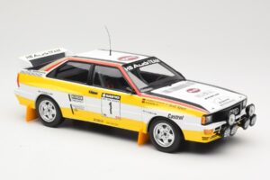 Audi Quattro A2 Audi Sport #1 W. Röhrl / C. Geistdörfer DNF Sanyo Rally of New Zealand 1984 Minichamps 1:18 155841101 Diecast — photo 4 of 6