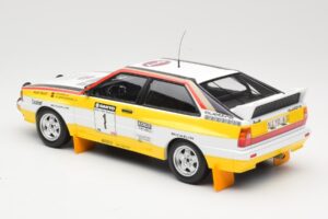 Audi Quattro A2 Audi Sport #1 W. Röhrl / C. Geistdörfer DNF Sanyo Rally of New Zealand 1984 Minichamps 1:18 155841101 Diecast — photo 5 of 6