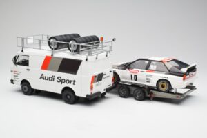 Audi Quattro A2 M. Mouton / F. Pons Tour de Corse 1983 With VW LT35 Otto 1:18 OT418 Resin — photo 2 of 6