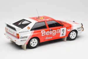 Audi Quattro A2 #2 B. Waldegård / H-T. Thorszelius Belga Team Winners Boucles de Spa 1985 Minichamps 1:18 155851102 Diecast — photo 2 of 6