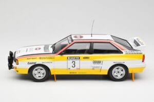 Audi Quattro A2 #3 S. Blomqvist / B. Cederberg Audi Sport Winners Sanyo Rally of New Zealand 1984 Minichamps 1:18 155841103 D — photo 3 of 6