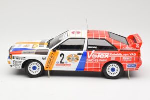 Audi Quattro A2 Schmidt Motorsport #2 H. Demuth / W. Lux Winners Hunsrück Rally 1984 Minichamps 1:18 155841102 Diecast — photo 3 of 6