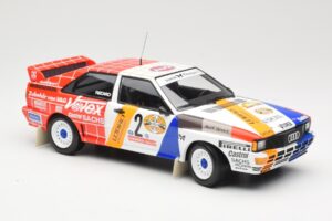 Audi Quattro A2 Schmidt Motorsport #2 H. Demuth / W. Lux Winners Hunsrück Rally 1984 Minichamps 1:18 155841102 Diecast — photo 4 of 6