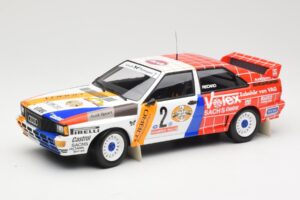 Audi Quattro A2 Schmidt Motorsport #2 H. Demuth / W. Lux Winners Hunsrück Rally 1984 Minichamps 1:18 155841102 Diecast