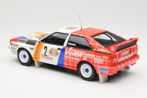 Audi Quattro A2 Schmidt Motorsport #2 H. Demuth / W. Lux Winners Hunsrück Rally 1984 Minichamps 1:18 155841102 Diecast — photo 5 of 6