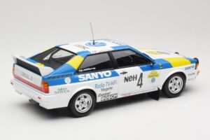 Audi Quattro #4 S. Blomqvist / B. Cederberg Audi Sport Sweden Winners International Swedish Rally 1982 Minichamps 1:18 155821 — photo 2 of 6