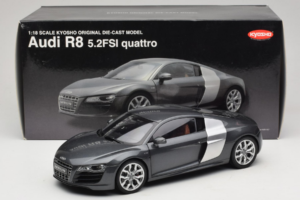 Audi R8 5.2 FSI Quattro Daytona Grey Kyosho 1:18 09216DG Diecast — photo 7 of 7