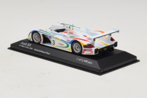 Audi R8 LMP #3 J. Herbert / R. Kelleners 24 Hours of Le Mans 2001 Minichamps 1:43 400010903 Diecast — photo 3 of 5