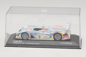 Audi R8 LMP #3 J. Herbert / R. Kelleners 24 Hours of Le Mans 2001 Minichamps 1:43 400010903 Diecast — photo 4 of 5