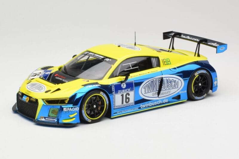 Audi R8 LMS #16 Twin Busch R. Rast / K. Busch 24h Nurburgring 2016 Minichamps 1:18 155161116 Diecast