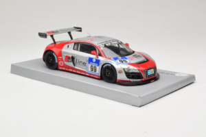 Audi R8 LMS #99 F. Biela / P. Kaffer / M. Fässler / M. Hennerici Phoenix Racing 24 Hours Nürburgring 2009 Spark 1:18 18S041 R — photo 4 of 6