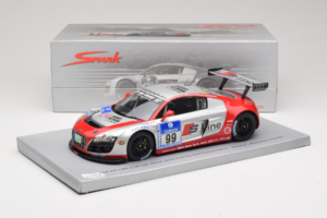 Audi R8 LMS #99 F. Biela / P. Kaffer / M. Fässler / M. Hennerici Phoenix Racing 24 Hours Nürburgring 2009 Spark 1:18 18S041 R — photo 6 of 6