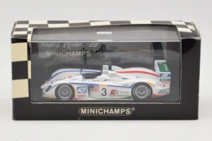 Audi R8 LMP1 #3 J. Lehto / M. Werner / T. Kristensen 24 Hours of Le Mans Winner 2005 Minichamps 1:43 400051303 Diecast — photo 4 of 4