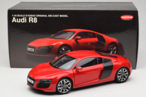 Audi R8 Red Kyosho 1:18 09213R Diecast — photo 8 of 8
