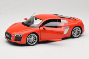 Audi R8 V10 Red Welly 1:18 18052W Diecast — photo 2 of 8